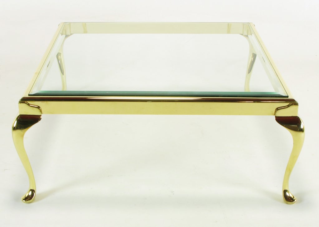 solid brass coffee table