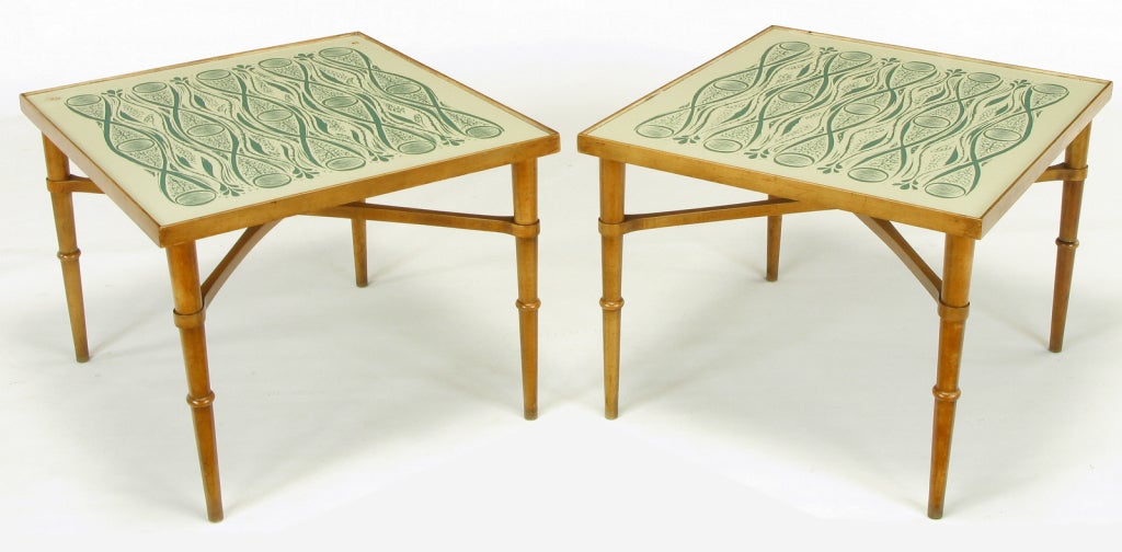 Mid-20th Century Pair John Van Koert For Drexel Side Tables