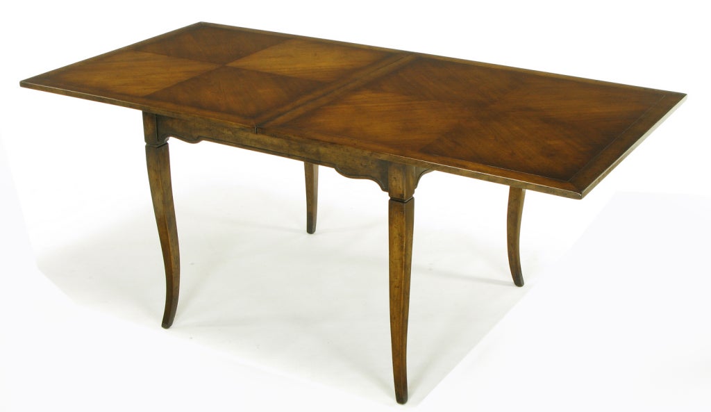 Mid-20th Century Old Colony Furniture Walnut Flip Top Games Table
