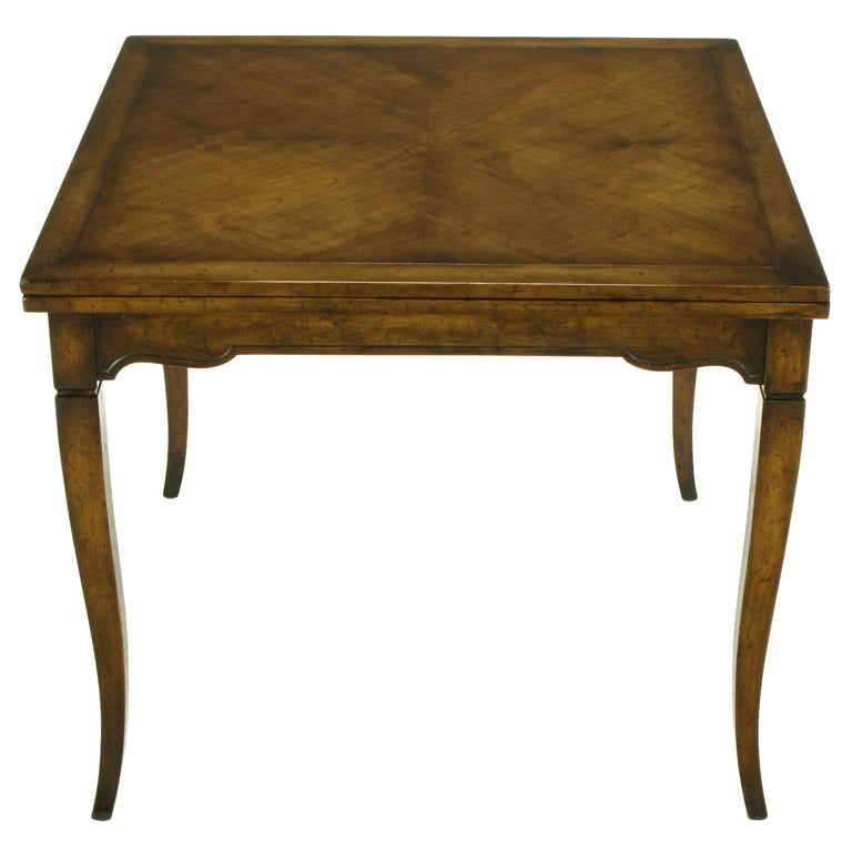Old Colony Furniture Walnut Flip Top Table At 1stdibs Old Colony Furniture Walnut Flip Top Table For