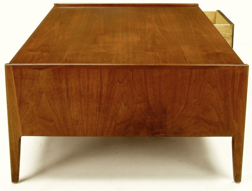 Mid-20th Century Richard Thompson for Glenn of California Walnut Coffee Table