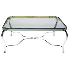 DIA Chrome & Brass Coffee Table 2