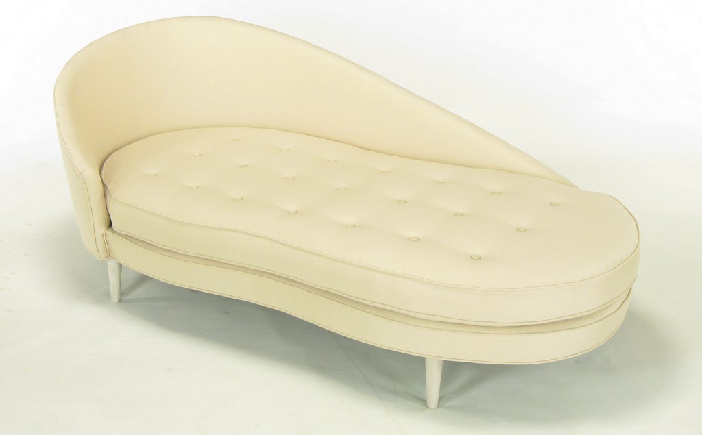 Mid-20th Century Metropolitan Furniture Recamier Chaise