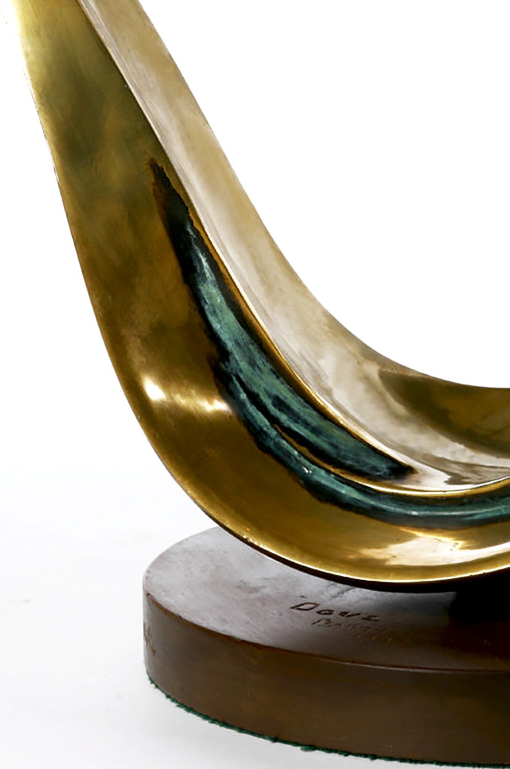 Mexican Abstract Bronze Sculpture By Ramiz Barquet For Sale
