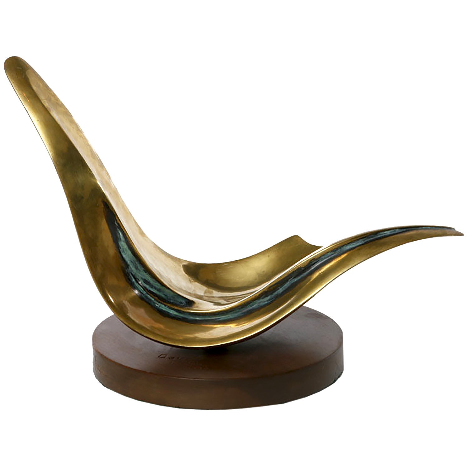 Abstract Bronze Sculpture By Ramiz Barquet For Sale