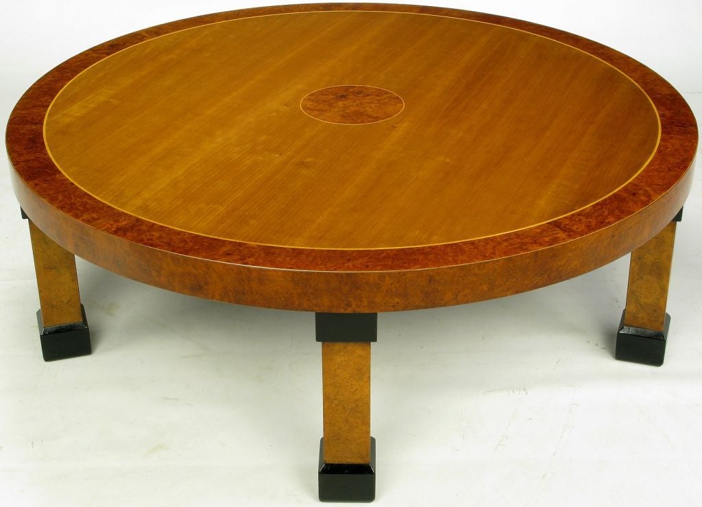 American Large Baker Postmodern Five-Leg Coffee Table For Sale