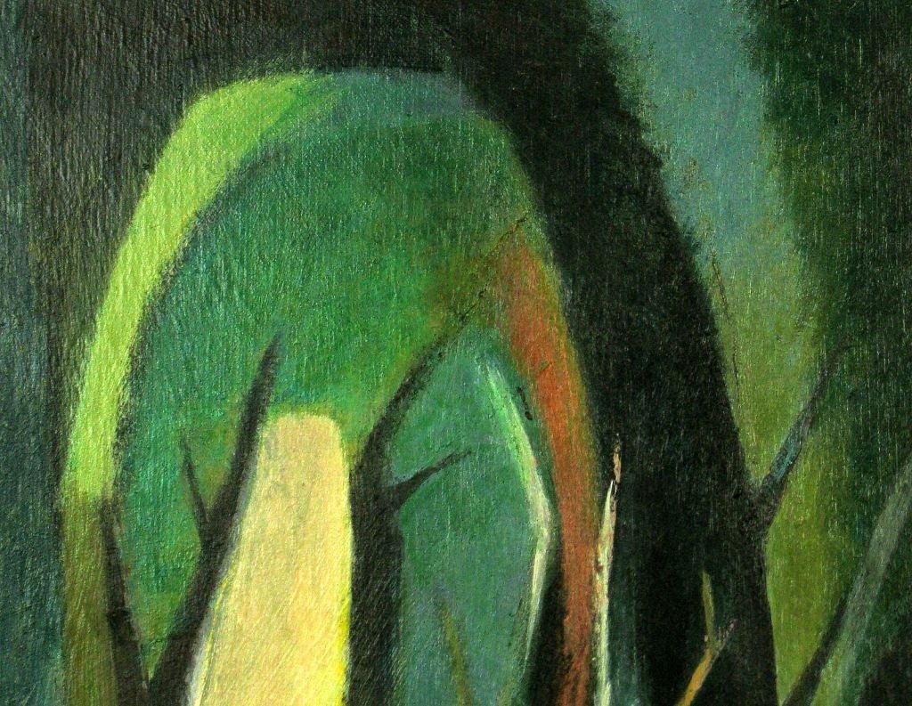Buntes abstraktes Gemälde von Jean Devaud im Angebot 2