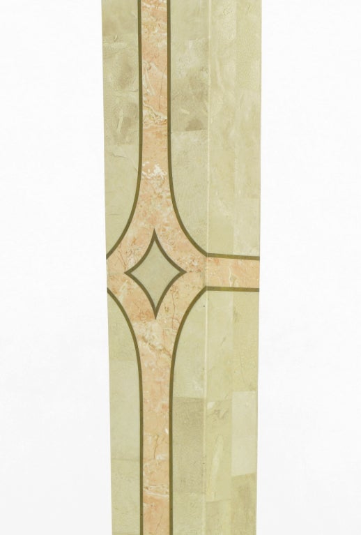 Sculptural Tessellated Fossil Stone Floor Lamp 3
