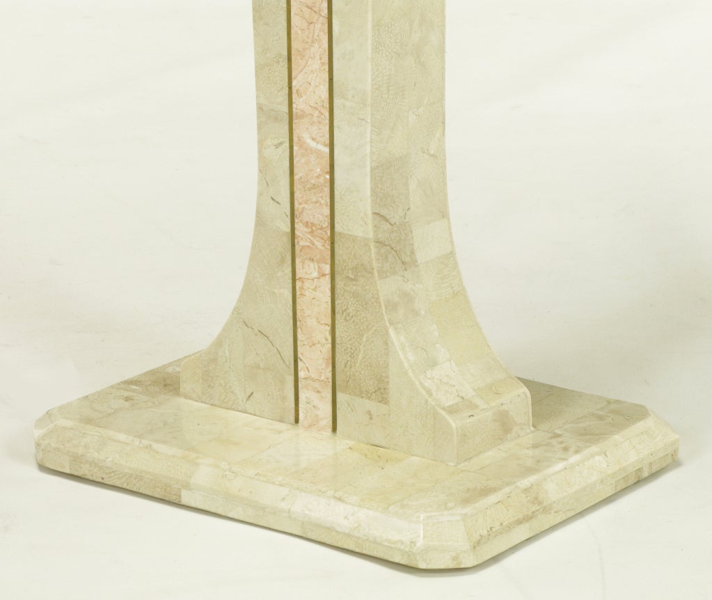 Sculptural Tessellated Fossil Stone Floor Lamp 4