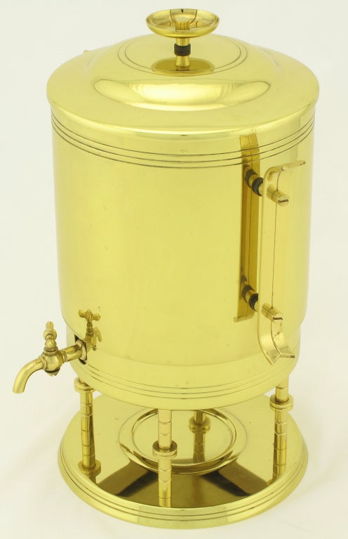 Mid-20th Century Tommi Parzinger  Dorlyn Brass Coffee Urn