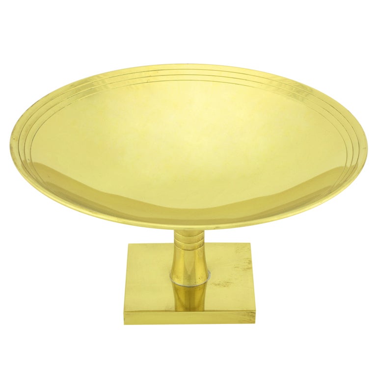 Tommi Parzinger  For Dorlyn Brass Footed Compote.