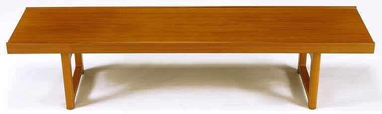 Teak wood bench called the 