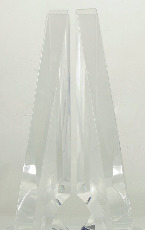 Hivo Van Teal Pyramidal Acrylic Sculpture For Sale 2