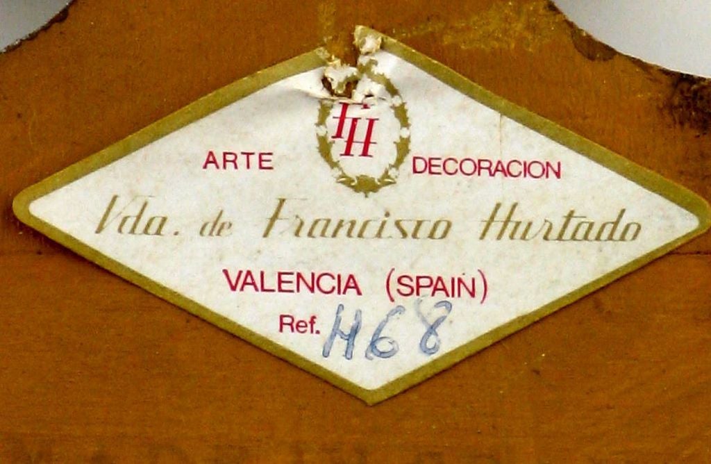 Francisco Hurtado Spanish Gold & Silver Gilt Wall Mirror For Sale 3