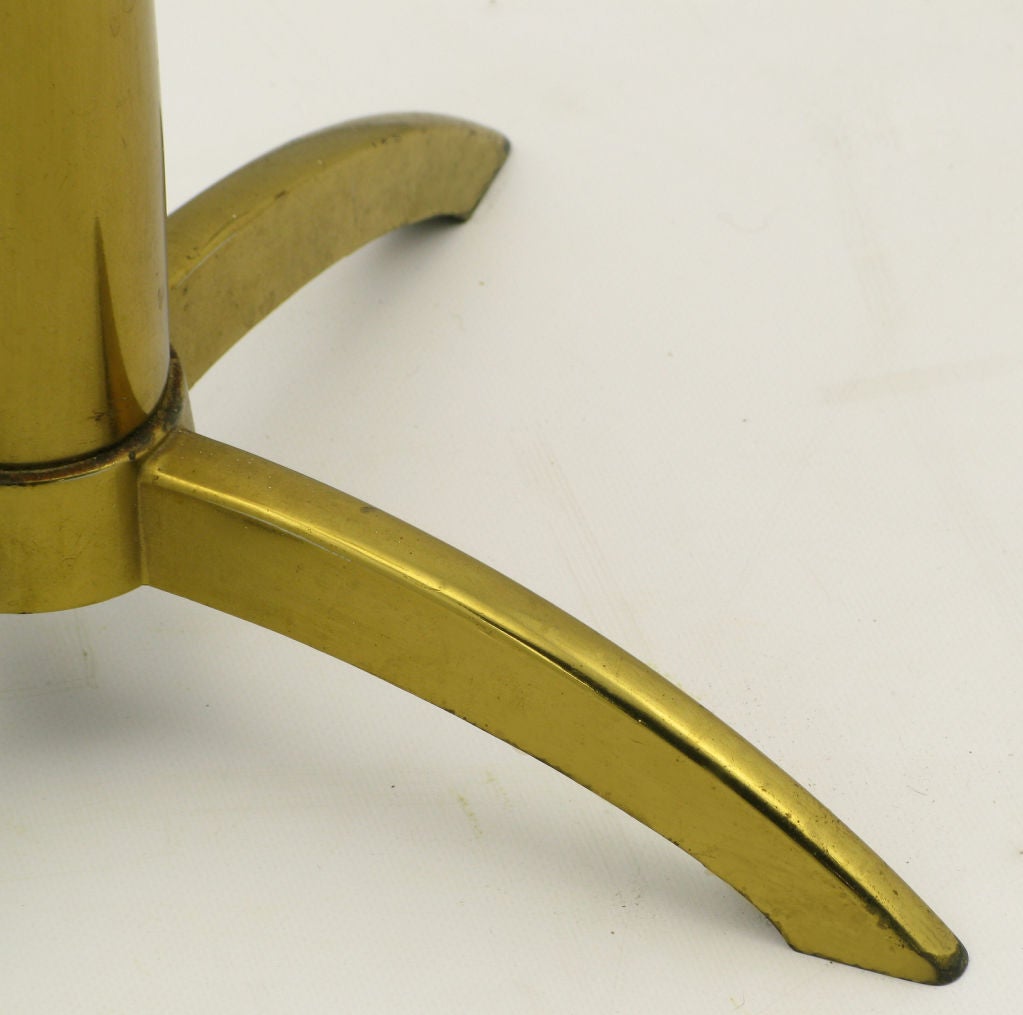 brass tulip lamp