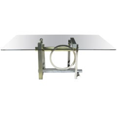 Design Institute America Metal Sculpture Dining Table 4