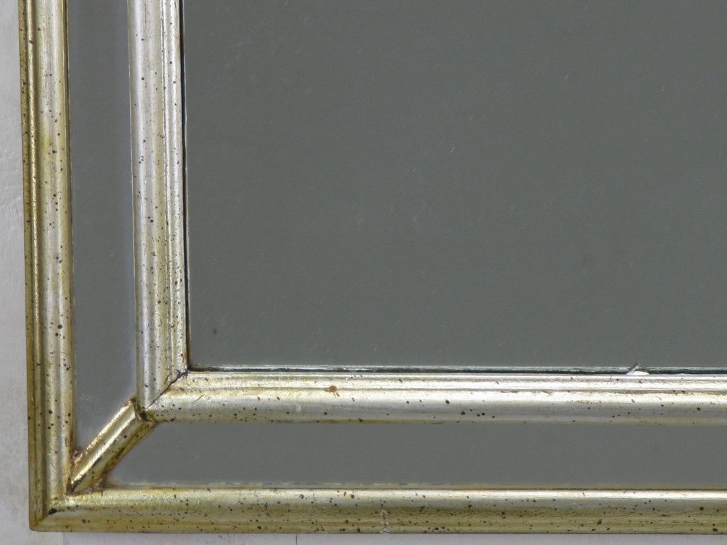 how to silver leaf a mirror frame