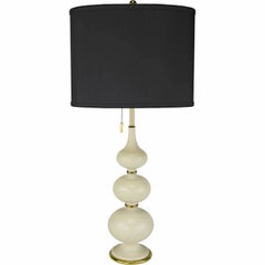 Retro Gerald Thurston for Lightolier Triple Gourd-Form Table Lamp