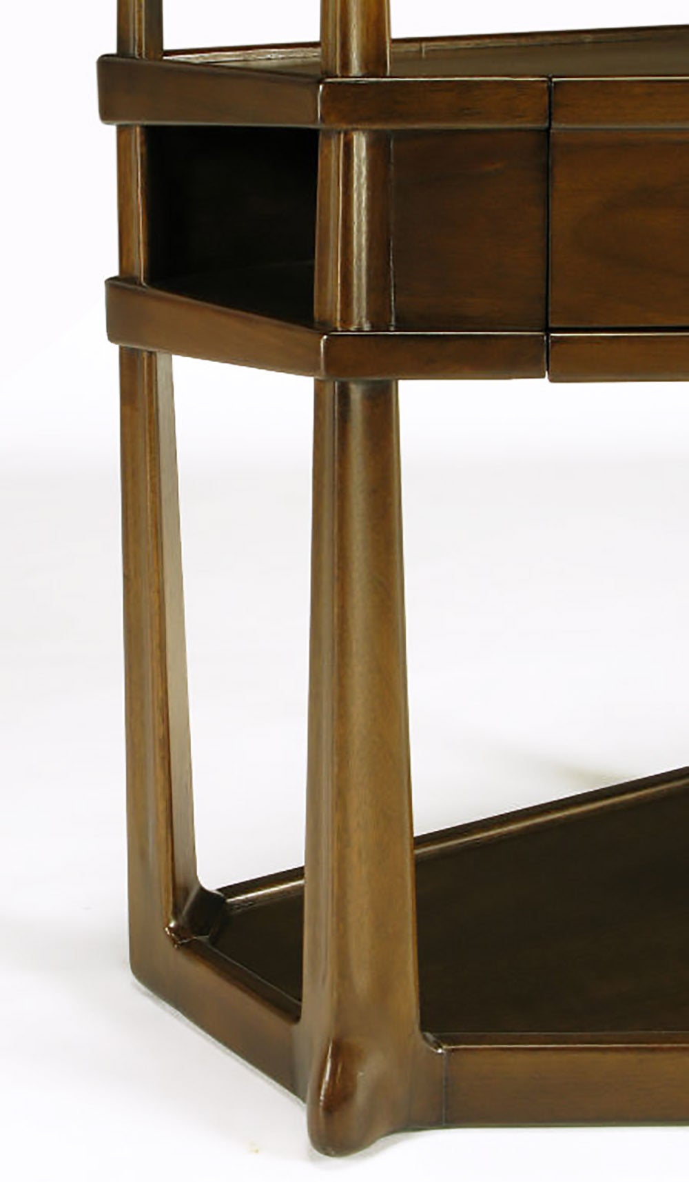 Uncommon Harold M. Schwartz Trapezoidal Side Table for Romweber For Sale 2