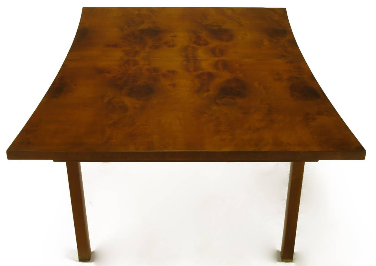burled walnut dining table