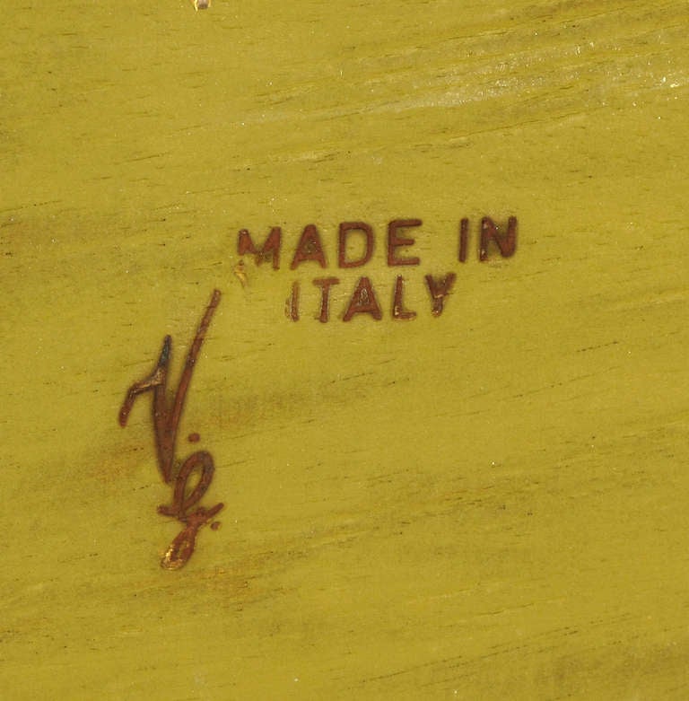 Segretaria a bussola in legno di noce italiano in stile Luigi XV in vendita 4