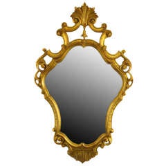 Italian Gilt Wood Regency Mirror