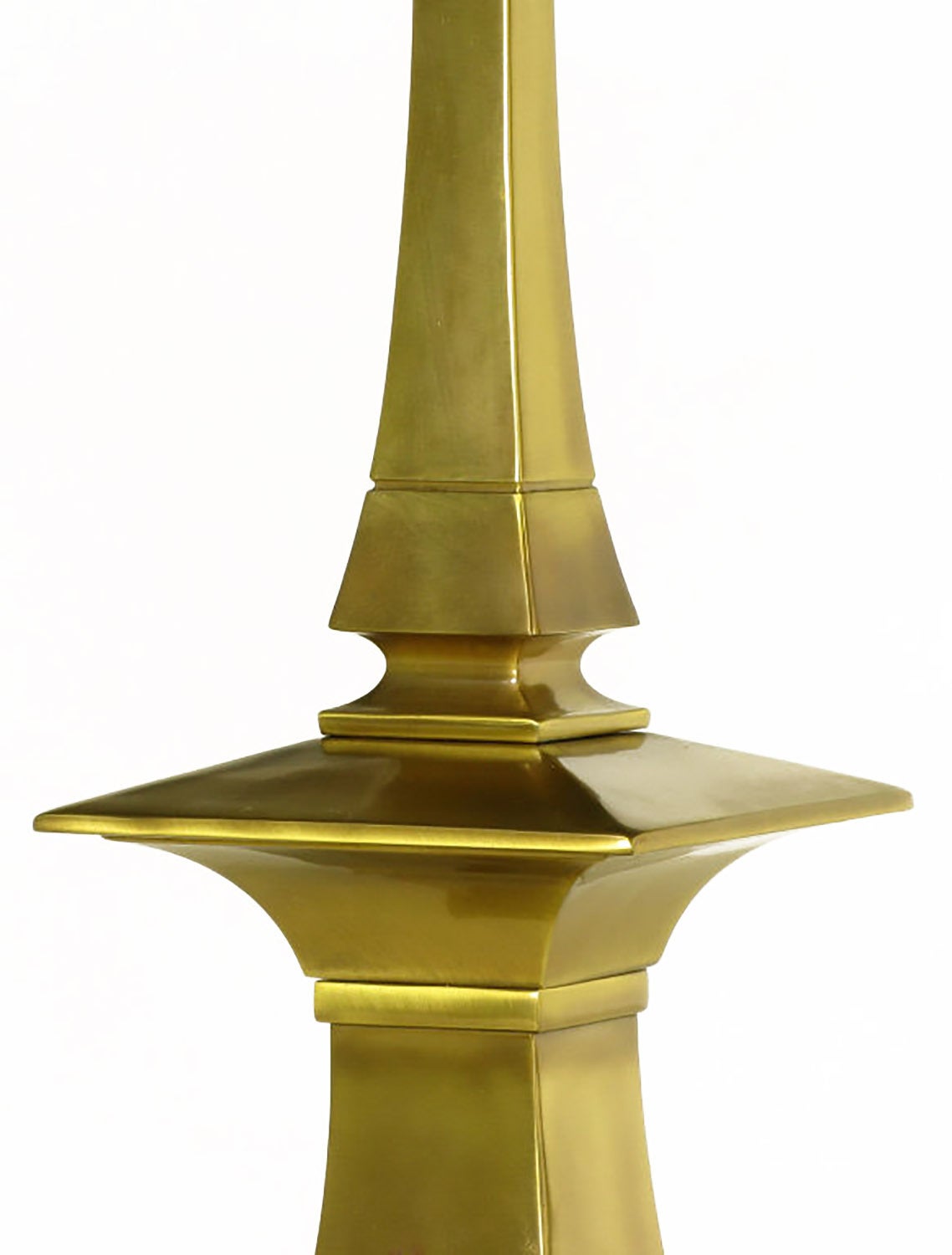 Frederick Cooper Architectural Tall Brass Table Lamp 1