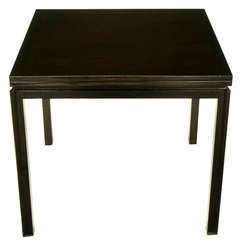 Edward Wormley Ebonized Walnut Flip-Top Game Table