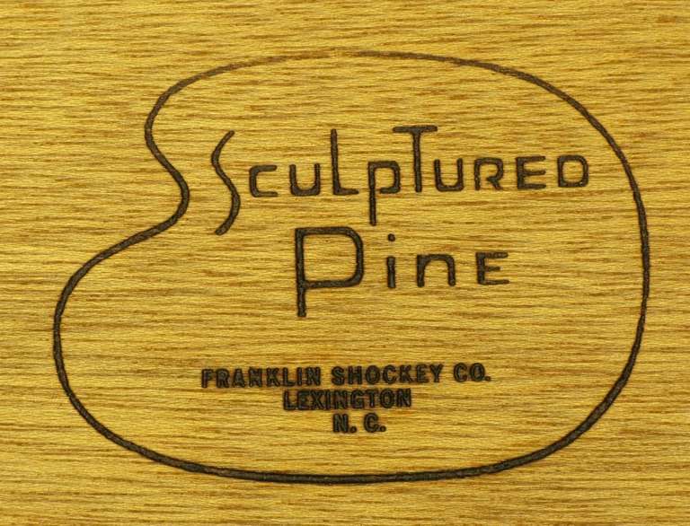 Franklin Shockey Sculptured Pine Ten-Drawer Tall Chest 1
