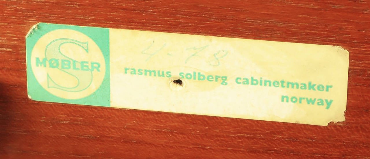 Table basse en teck d'Arne Halvorsen pour Rasmus Solberg en vente 2