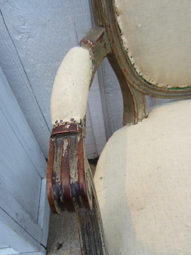 Pair of 19th Century Louis XVI Style Fauteuils 1