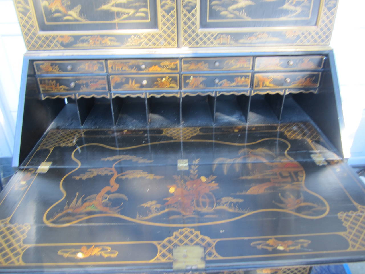 Chinoiserie Style Secretary In Excellent Condition In East Hampton, NY