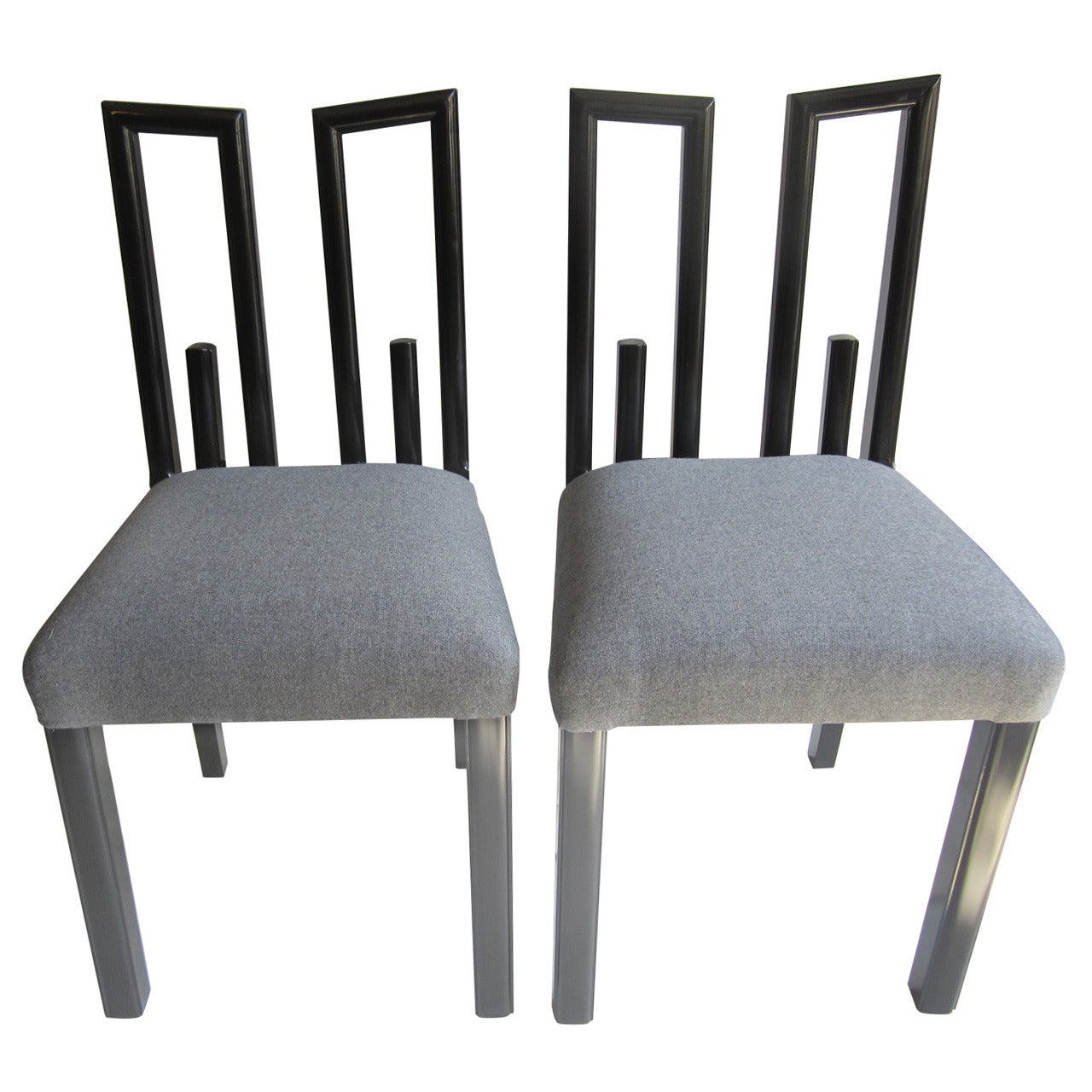 Pair of James Mont Side Chairs