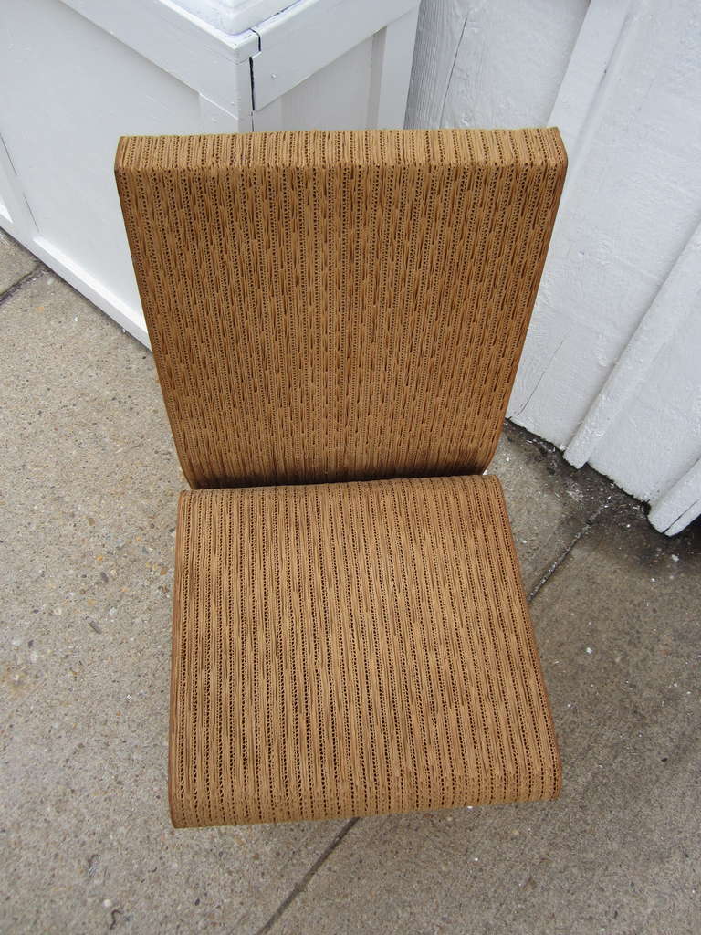 American Frank Gehry Cardboard Easy Edges Chair