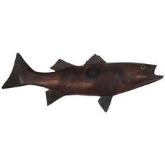 Carved Wood Fish