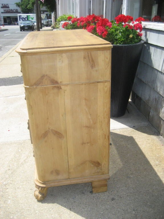 19th Century Pine 4 Drawer Chest