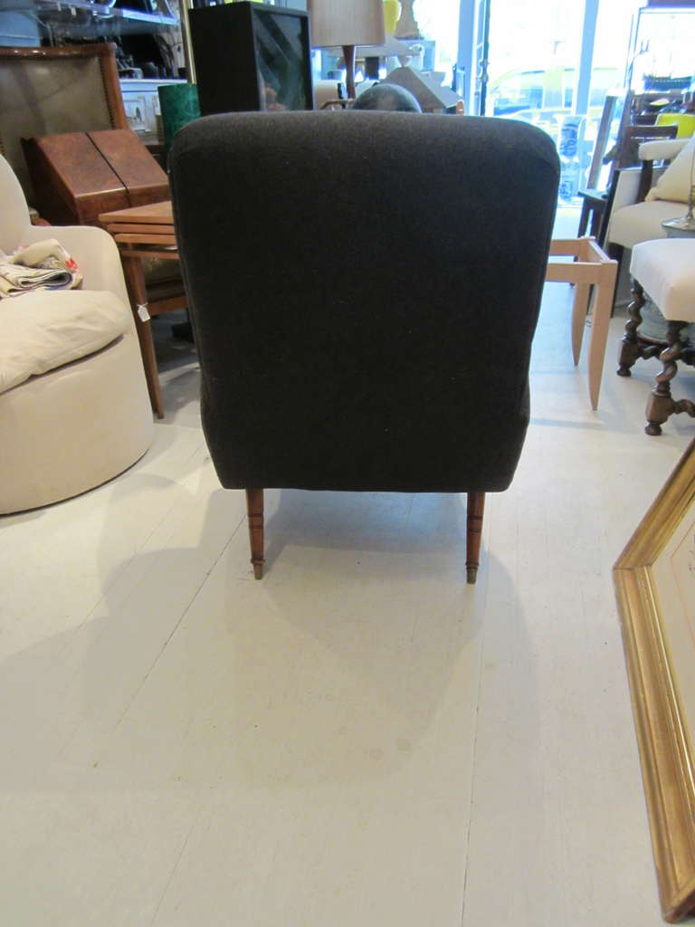 Pair of Italian Midcentury Armchairs In Excellent Condition In East Hampton, NY