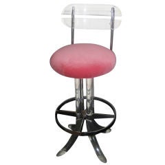 Chic Lucite Barstool