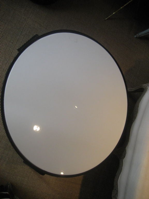 Modern Milk Glass Table