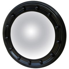 Black Framed Convex Mirror