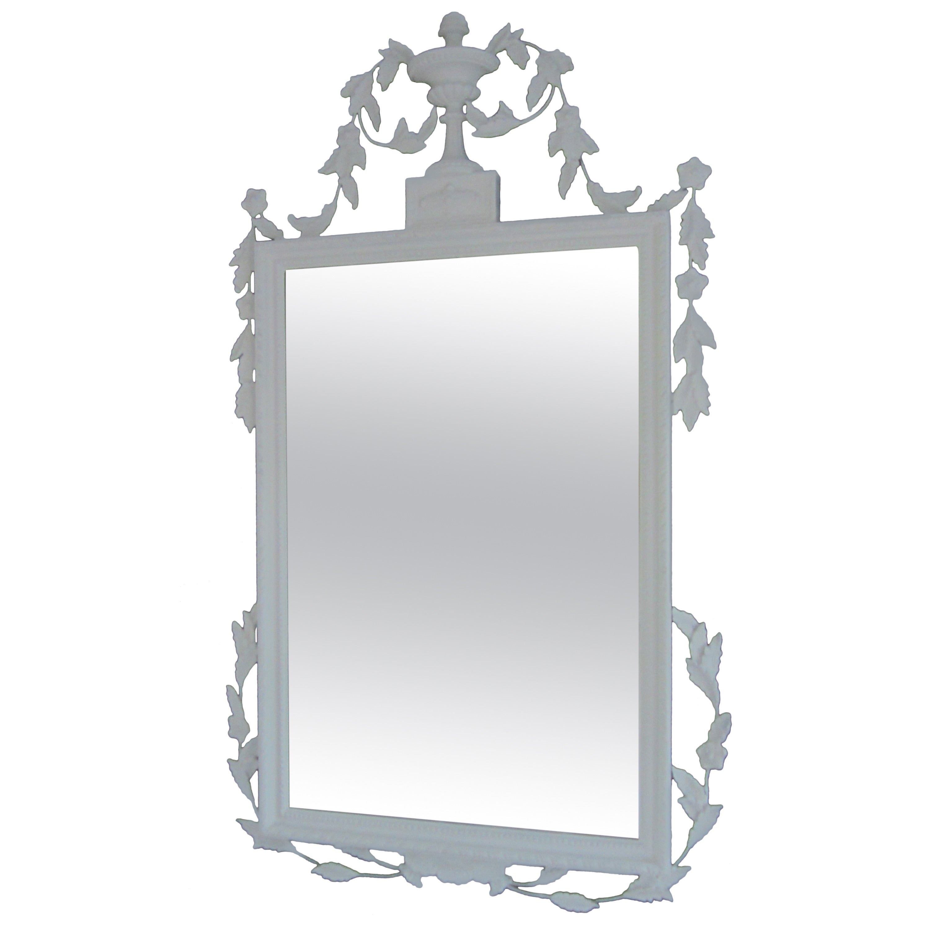 Chippendale Style White Mirror