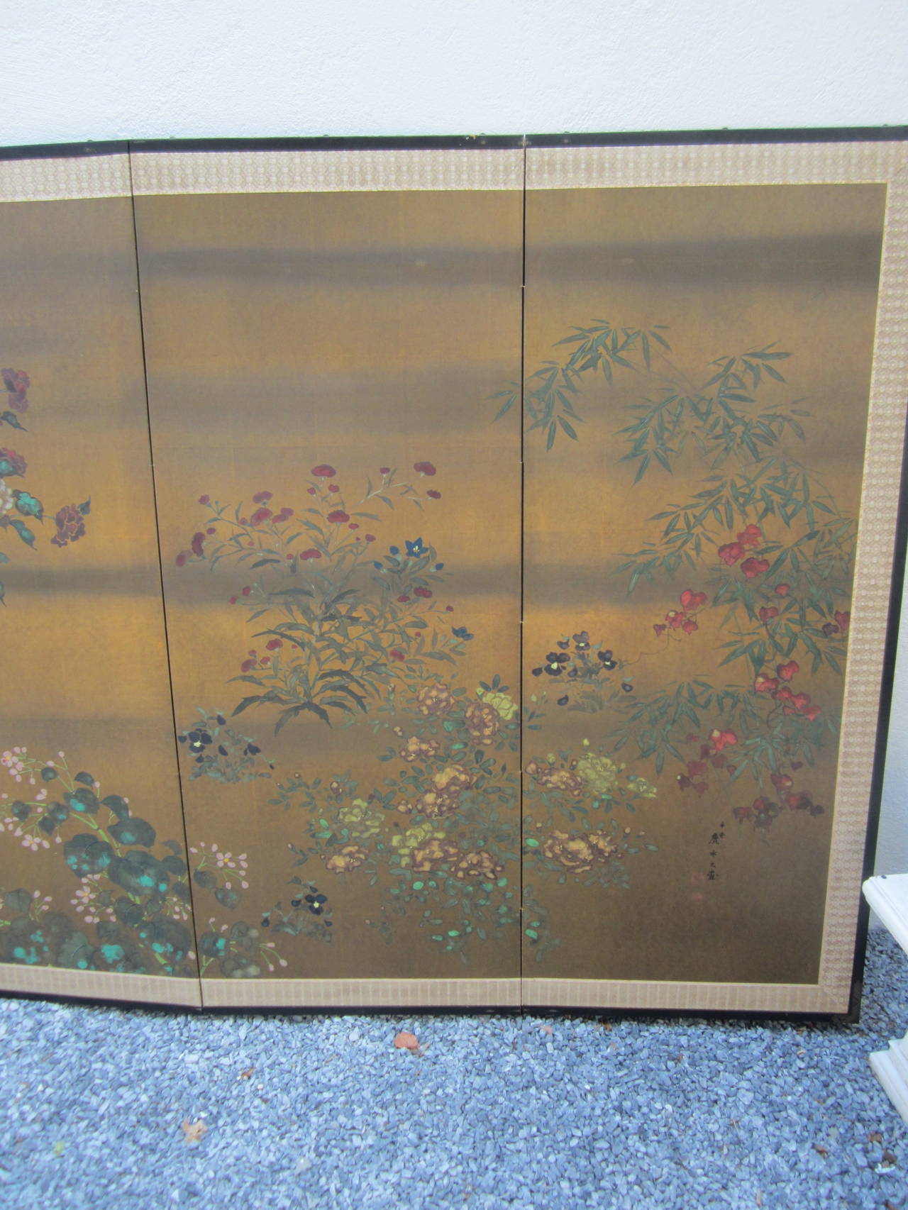 Large Japanese Six-Panel Screen 1