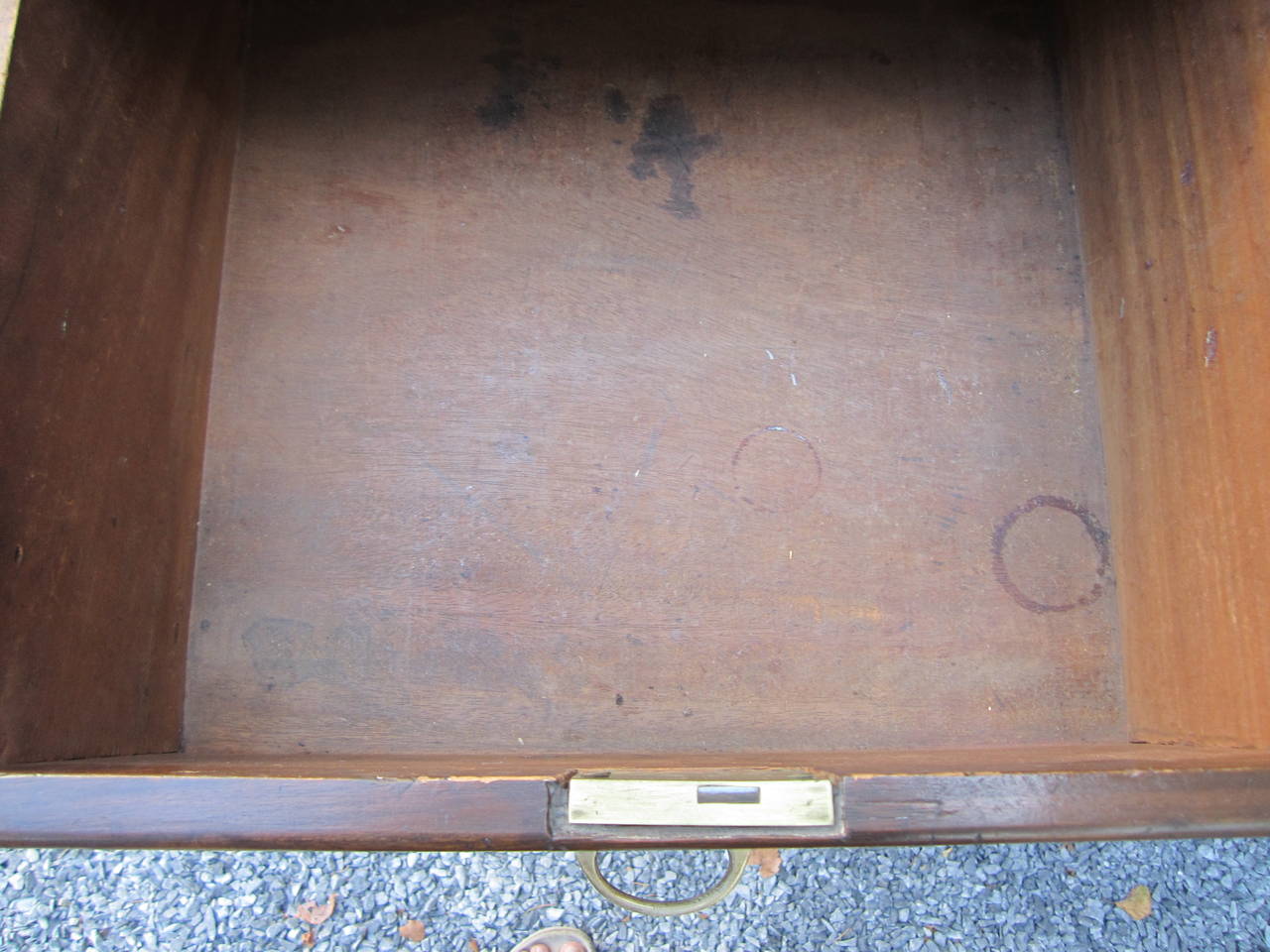 Antique Campaign Chest In Good Condition In East Hampton, NY