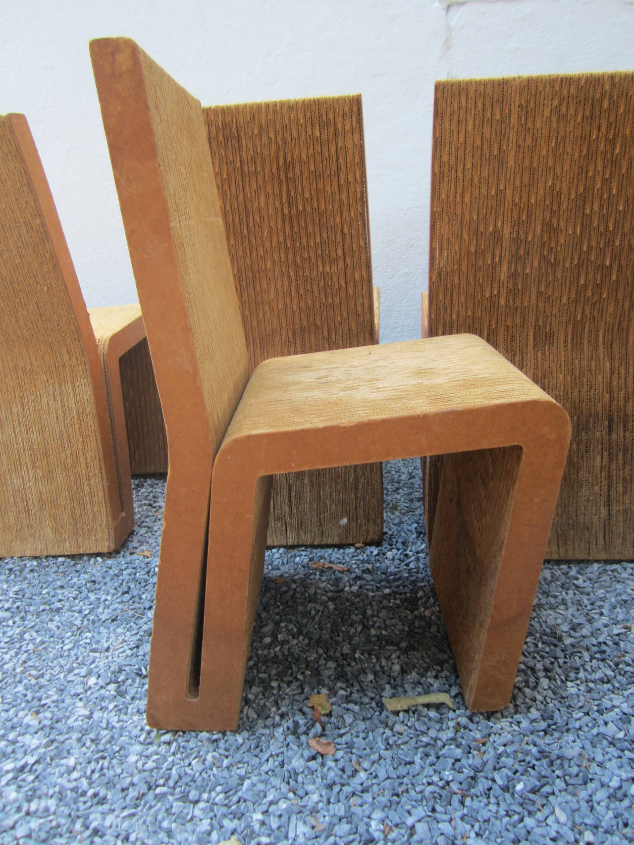 Set of Eight Chairs by Frank Gehry 4