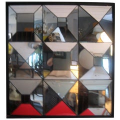Faceted Wall Mirror