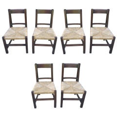 Set of 6 Spanish Modern Dining Chairs