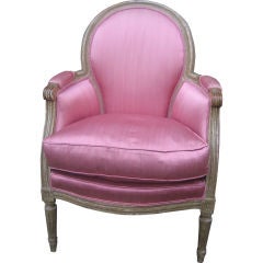 19th Century Painted Bergere