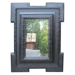 Ebonized Frame Mirror