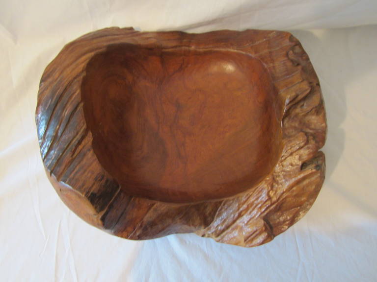 20th Century Large Root Wood Bowl
