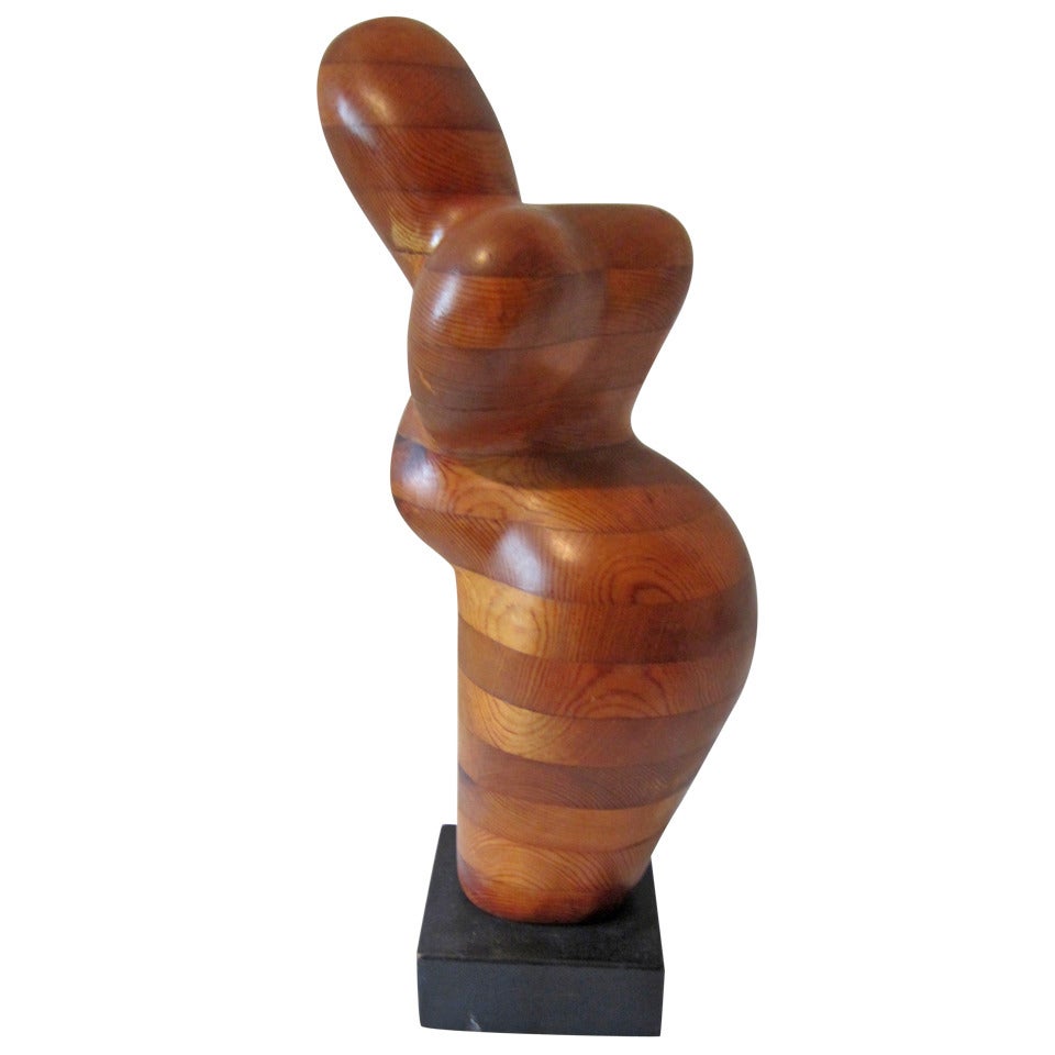 Organic Wood Figural Craft Sculpture